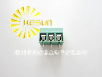 

FREE SHIPPING 100PCS KF301-5.0-3P KF301 "- "Screw 3Pin 5.0mm Green Straight Pin PCB Screw Terminal Block Connector