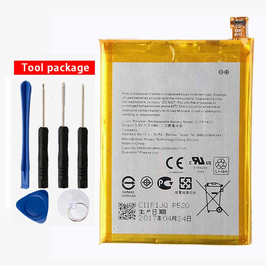 

Original High Capacity C11P1423 Battery For ASUS ZF2 ZE500CL Z00D 2400mAh