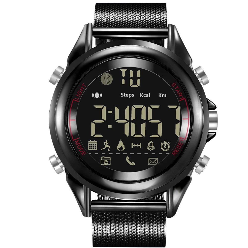 

Jeiso Bluetooth Smart Watch 3ATM Passometer Message Reminder Ultra-Long Standby IP67 Men Watch Outdoor Sport Swimming Smartwatch