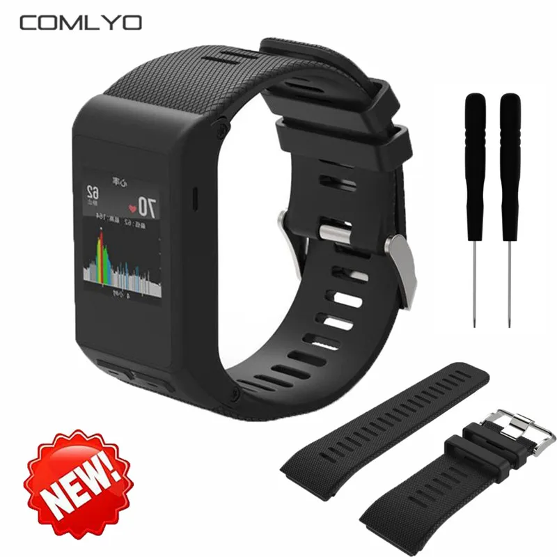 Для Garmin vivoactive HR ремень фитнес трекер Браслет спортивный мягкий силиконовый
