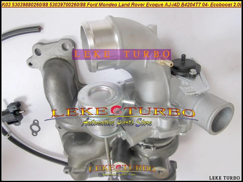 Turbo K03 53039700260 53039700288 LR031510 1682133 1687963 For Ford Mondeo for Land Rover Evoque 2.0L AJ-i4D B4204T7 Ecoboos 04- (6)