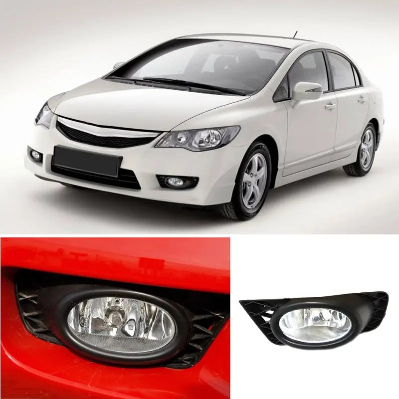 2 шт. для Honda Civic модели восьмого поколения 2009-2011 передняя противотуманная фара без ламп