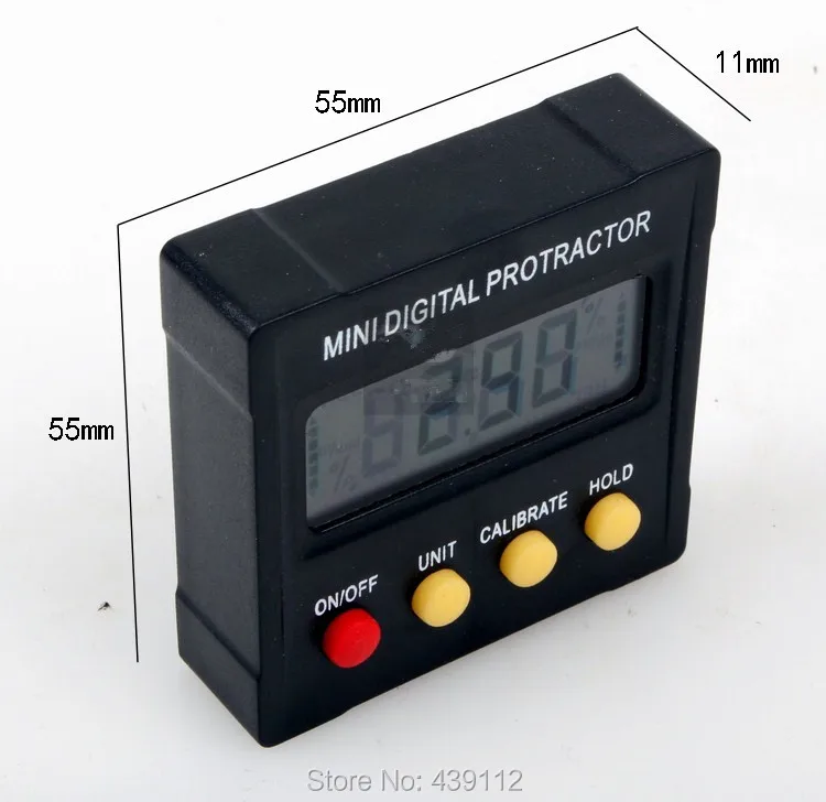 free shipping Mini Digital Protractor 4 x 90 degree LCD Angle finder