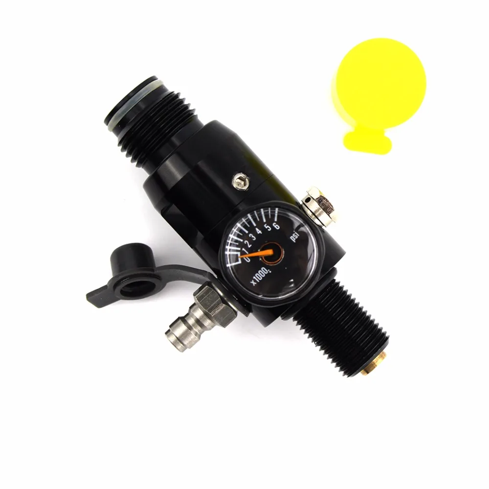

PCP Paintball Airsoft HPA Tank 5/8-18 UNF Thread Regulator 4500psi Valve Inlet Pressure 1500psi/1800psi/2200psi Output Pressure