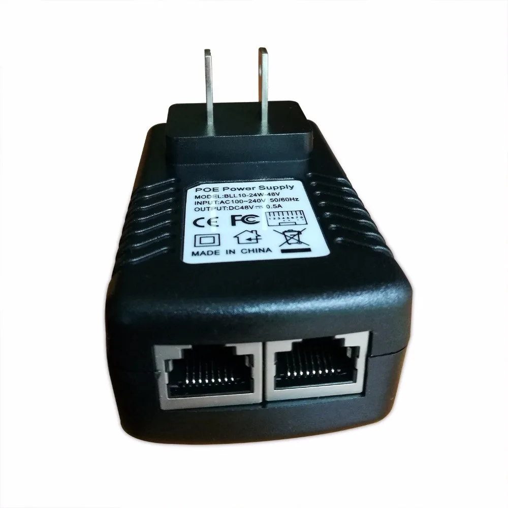 POE адаптер 48V-0.5A Poe блок питания для ip-телефона Беспроводная ip-точка cctv ip-камера видеонаблюдения