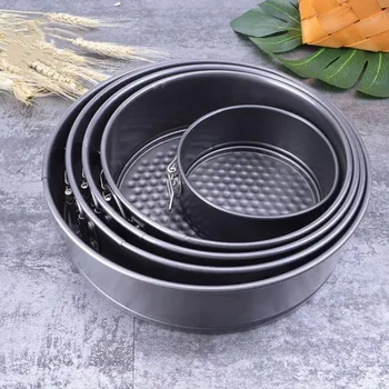 

Metal Round Cake Mold 5/5.5/6/7/8/9/10/11 Inches, Baking Model Pastry Cake Pan, Detachable Base Baking Accessories Mold Bakeware