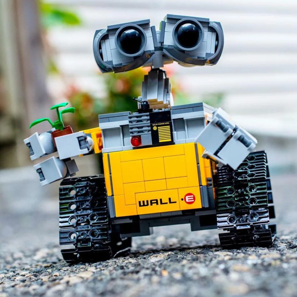 Wall.E Robot mobilisiert Wall-E Robot Building Block Spielzeug Eva Handmade Toyh 