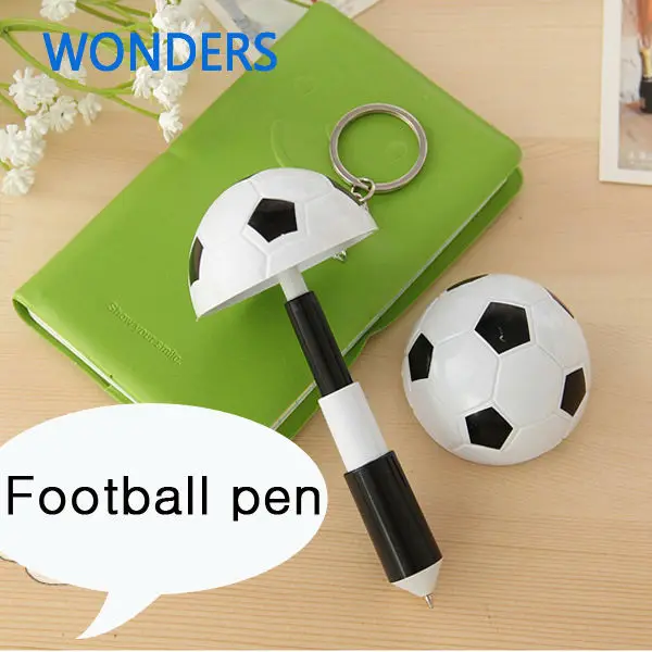 Voetbal sleutelhanger opvouwbare pen nieuwe briefpapier pen voetbal pen goede gift voor kids|pen builder|pen engraved giftpen usb - AliExpress