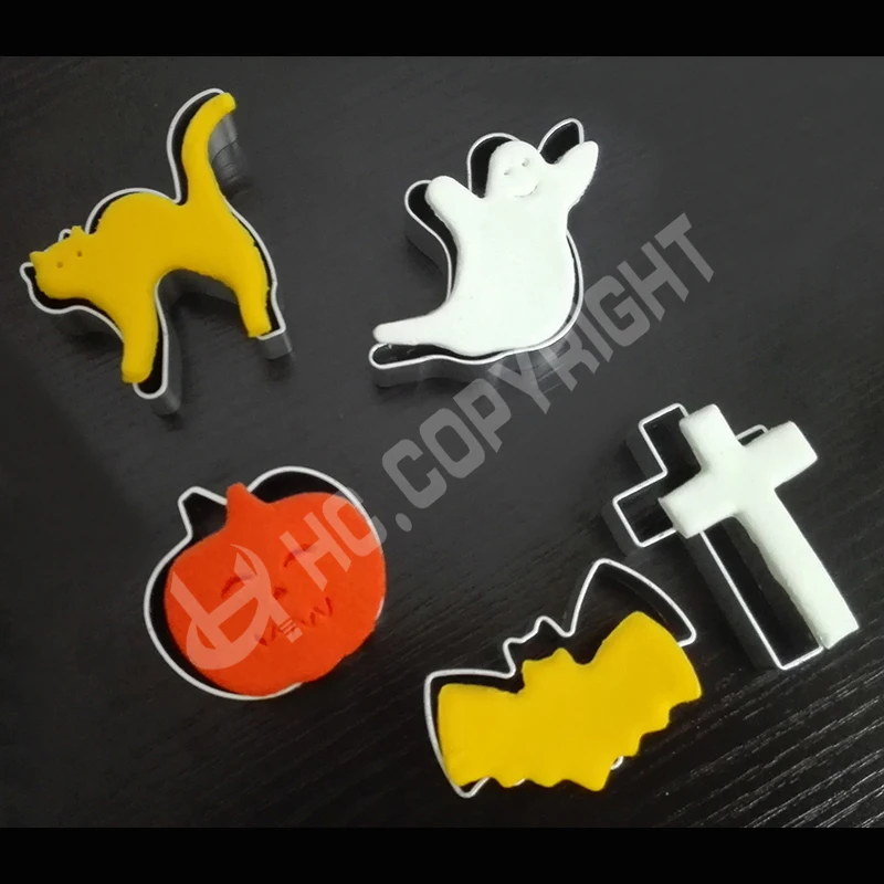 

Hot Sale 2 Pieces Cookie Cutter Set DIY Halloween Series Biscuit Mold Confectionary Cupcake Decor Baking Tools