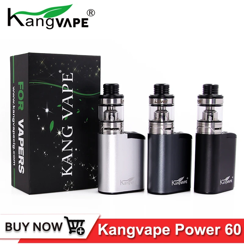 Оригинальный вейп Kangvape большой 60 Вт бокс-мод с резервуаром 2 0 мл регулируемый