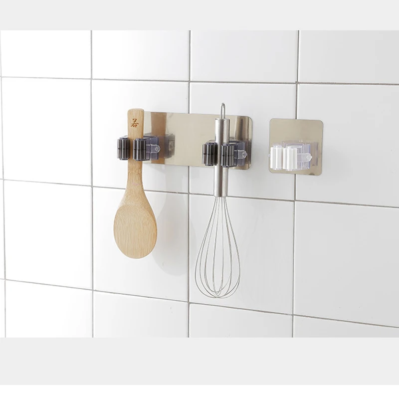 MOP Besen Halter Wand Aufhänger Küche Veranstalter Lagerung Haken Rack Bad