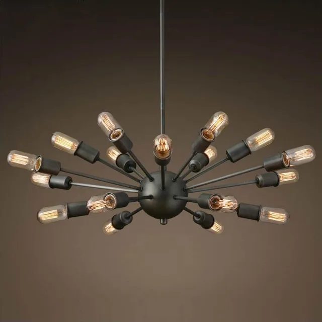 Black Wrought Iron Chandelier Lighting Vintage Metal Large Antique Black Wrought Iron Chandelier Lighting Vintage Metal Large Antique With 18 Lights Painted