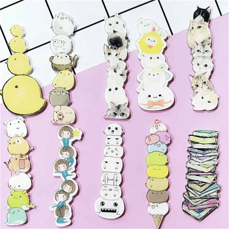 1 шт. Harajuku милые животные Кошка Собака книга акриловые значки и булавки броши для