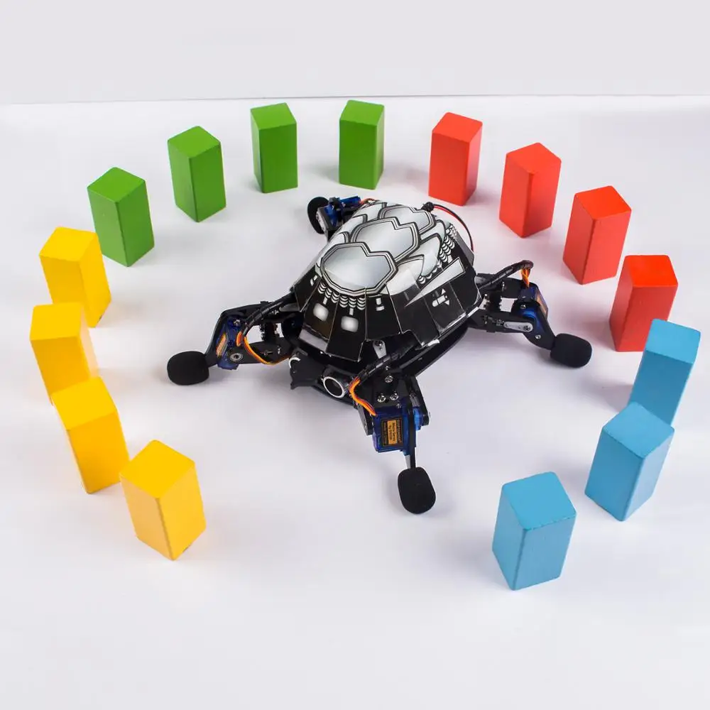 Набор игрушек SunFounder Rollflash Bionic Robot Turtle набор с управлением через приложение для