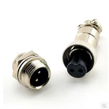 

10Set GX12 Butt type Aviation Plugs Sockets 2/3/4/5/6 Pin RS765 12MM Aero Plug Socket Aerial Plugs Sockets Aviation Connector