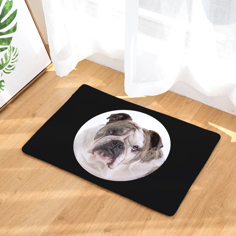 2017 New Big Head Dog Print Carpets Non-slip Kitchen Rugs for Home Living Room Floor Mats 40x60cm 2017 New Big Head Dog Print Carpets Non-slip Kitchen Rugs for Home Living Room Floor Mats 40x60cm