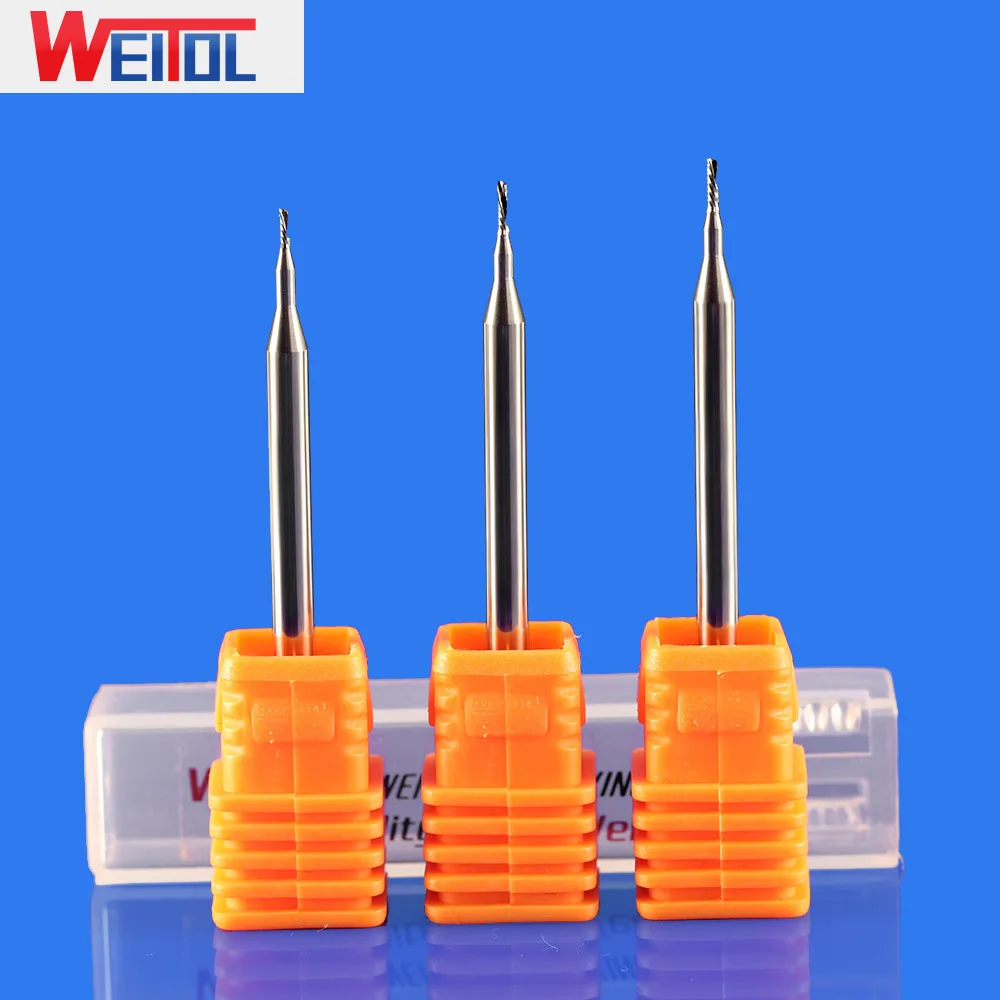 WeiTol 1 шт. 5A 1/8 дюйма хвостовик вверх режущая Концевая фреза вниз левая спиральная