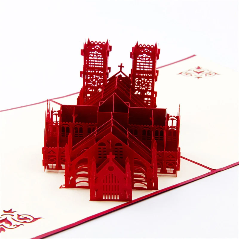  3D Laser Cut Handmade Carving Happy Birthday Paper Invitation Greeting Cards PostCard Birthday Part - 32791416184