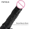 FanaLa 2 Size Black Silicone Real Dildo for Women Sex Toys Non Vibrator Dildos Lesbian Couple Anal Plug Penis Suction Cup G-Spot 1