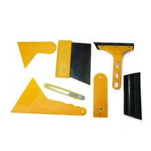 7 шт Автомобильный инструмент резак Ракель тонировочные инструменты упаковка силиконовая лопатка комплект автомобиля мягкие маленькие Фольга фильм скребок