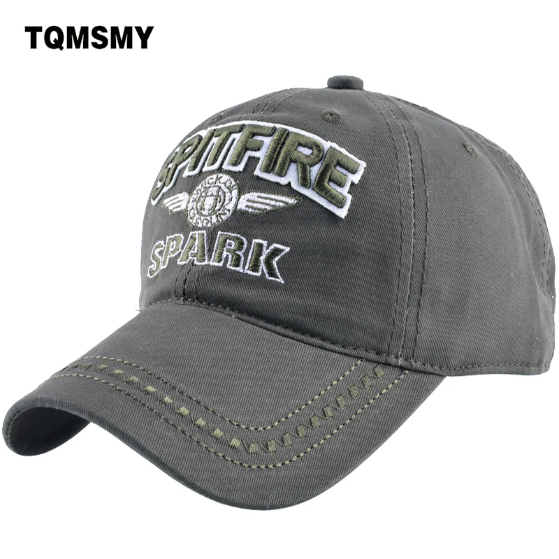 TQMSMY Denim Snapback Hats men Summer Letter SPITFIRE Women Baseball Cap Golf Sunblock Beisbol Casquette Hockey Caps TMBS03