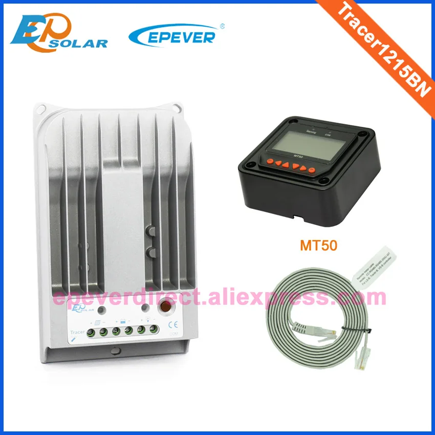 

EPsolar MPPT Tracer1215BN 10A 10amp solar controller with MT50 remote meter