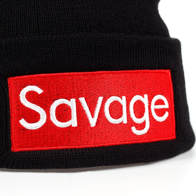 Savage Beanie шапки, шапки, зимние шапки для мужчин и женщин, вязаные зимние брендовые шапки для девочек, женские и мужские теплые уличные шапки Skullies s