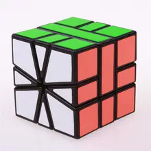Sheng шоу квадратный-1, настоящий магический скоростной кубик, профессиональные обучающие 3X3X3 SQ1 кубик-Головоломка magic Рождественские подарки для детей и взрослых