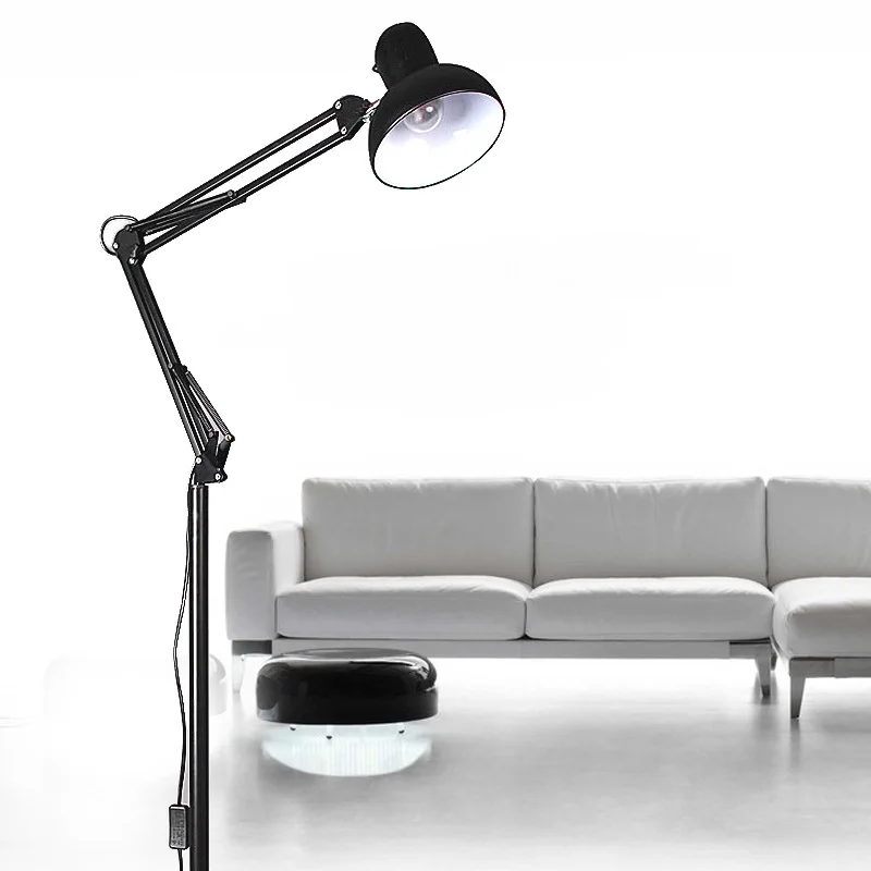 

American style floor lamps modern minimalist study bedroom living room ideas Can be caught black/red/yellow floor lights ZA