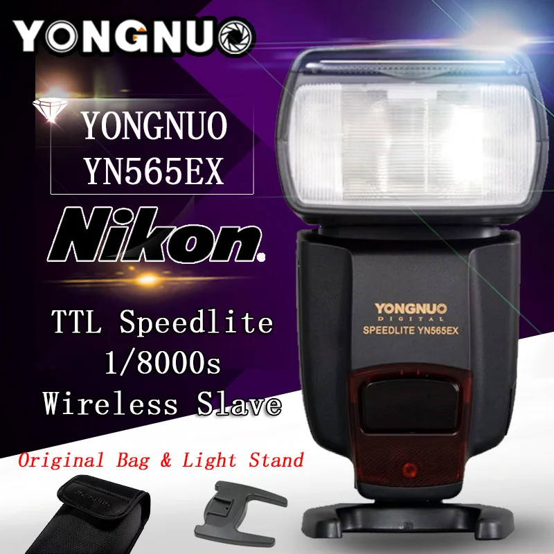 YONGNUO -ttl- Speedlite YN565EX YN-565EX  Nikon D5000 D5100 D3100 D800 D3000D600 D7200 D7100 D3200 D5200 D300 D700 D4