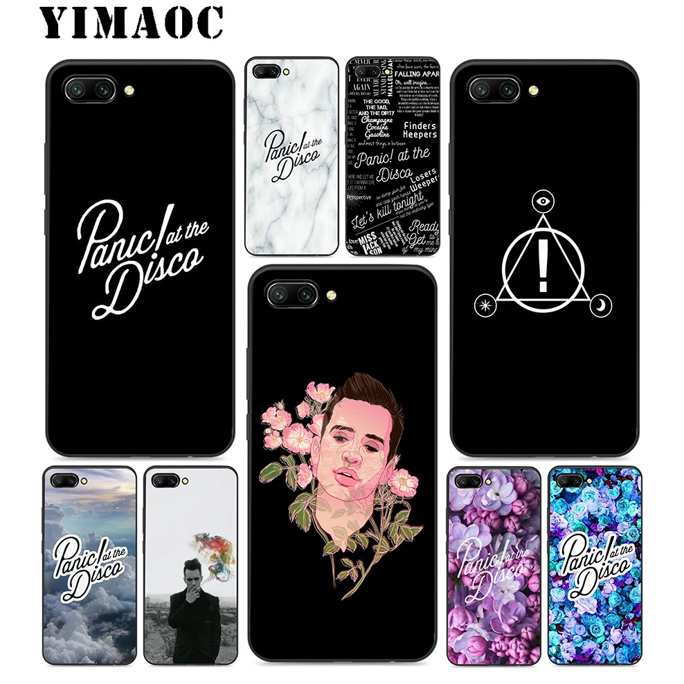 YIMAOC Panic At The Disco Bands Silicone Case For Huawei Honor Mate 10 P20 P10 P9 P8 P Smart Y6 6A 7A 7X 7C Lite Pro 2017 2018 |