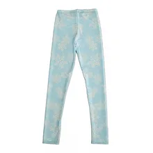 Эластичные повседневные штаны с 3D Цифровым принтом со снежинками женские Леггинсы 7 размеров одежда для фитнеса