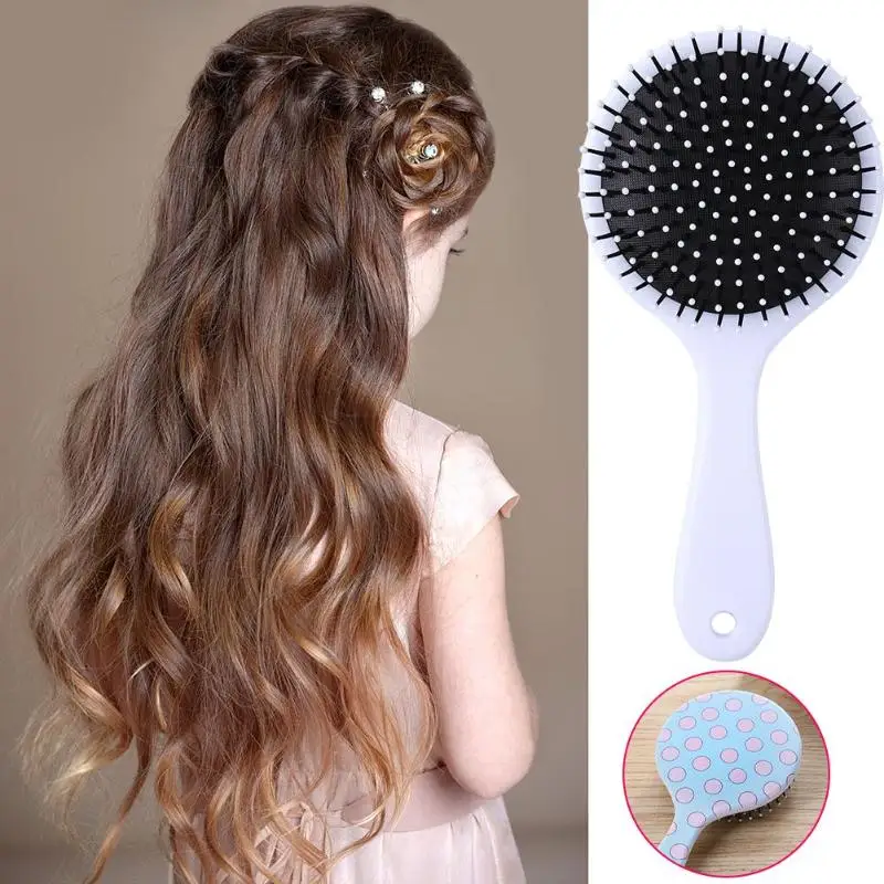 Cute Anti-static Hair Brush Massage Comb Shower Wet Detangle Hair Brushes Wet Detangle Hair Brush Salon Hair Styling Tools