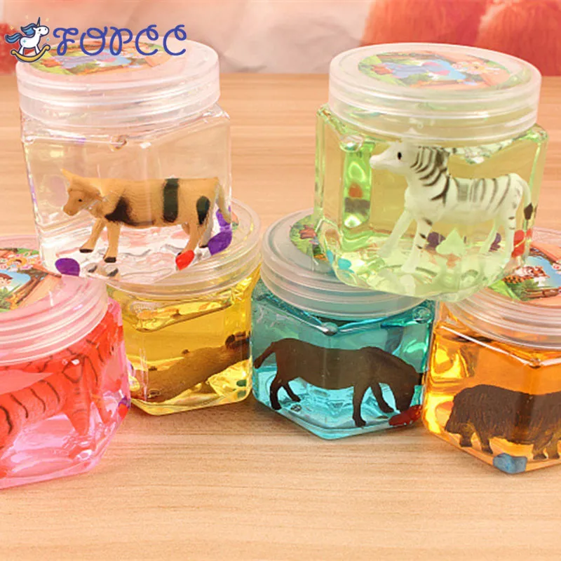

Magic Mud Putty Polymer 1PCS Animal Clay Crystal Mud Jelly Mud DIY Squishy Slime Children's Toys Boys Girls Gift L Plasticine