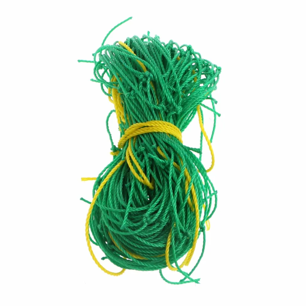 Сад зеленый нейлон шпалеры плетения Поддержка восхождение фасоль сетей растут забор