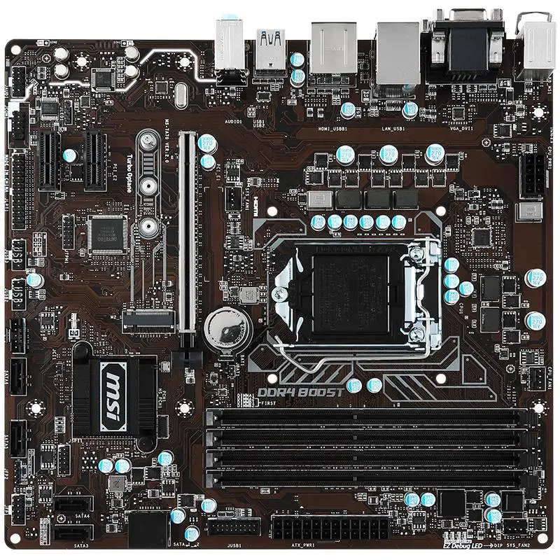MSI B250M PRO-VDH Solid State Motherboard 1151 Pin with VGA Interface Compatible with 7500