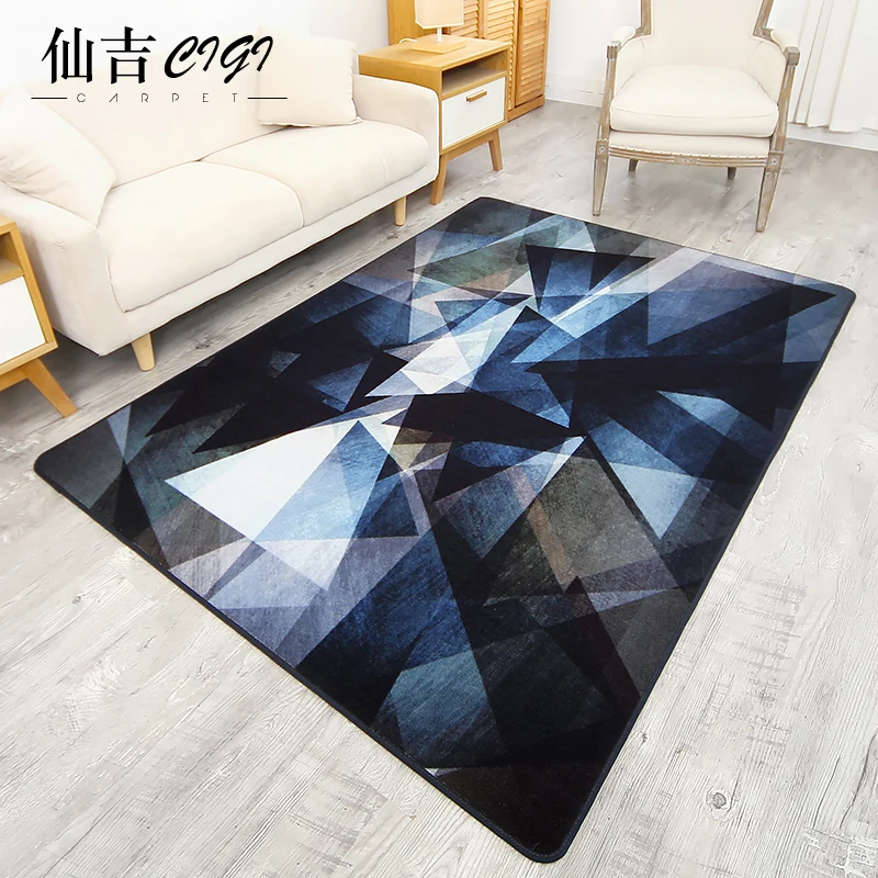 CIGI Modern Carpet Living Room Plus Size Linter Carpet Anti Skid Floor