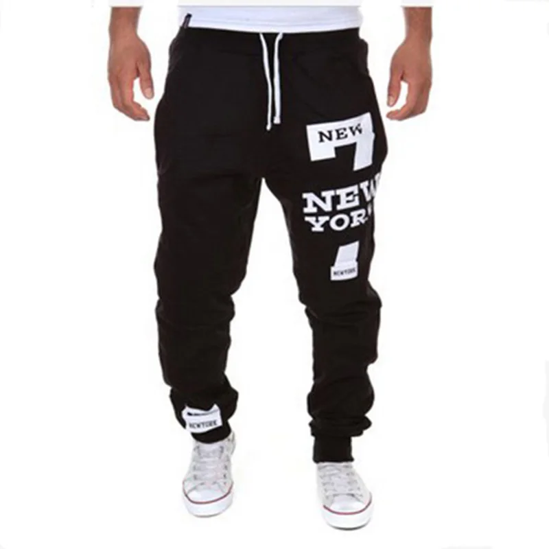 

Mens Joggers Fashion Casual men Pants Skinny Joggers Hip Hop sweatpants Harem Pants M-3XL