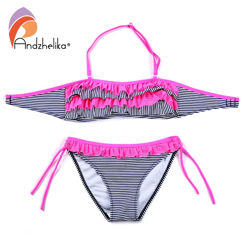 Andzhelika bikini купальник бикини для девочки костюм ванный комплект AK1651