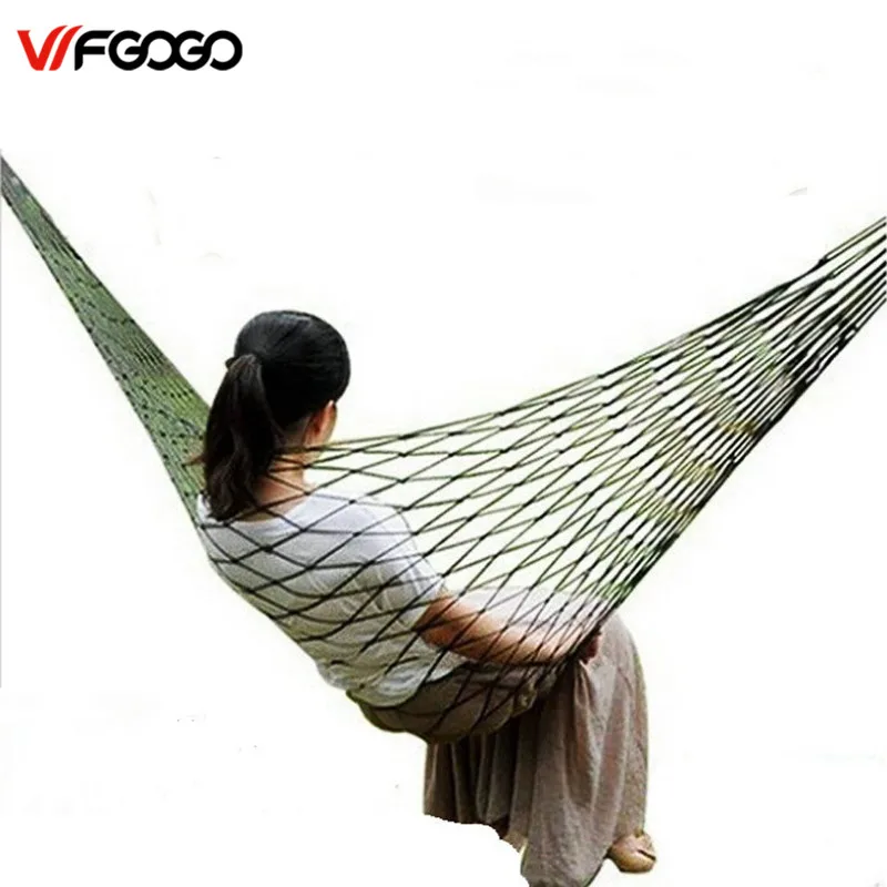 WFGOGO Sleeping Hammock Portable Camping Garden Beach Travel Hammock