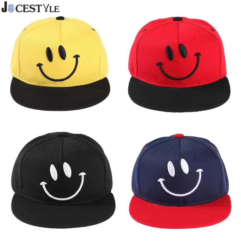 

Adjustable Cartoon Smile Face Sunshade Hats Summer Newborn Unisex Baby Hat for Girl Boy Toddler Kids Snapback Baseball Cap 0-5Y