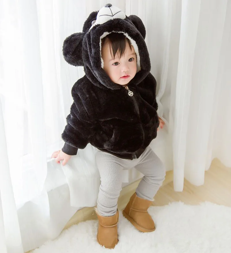 Winter warm baby hooded jackets for boys girls cotton jackets newborns baby coats infant clothes kids outwear (4)