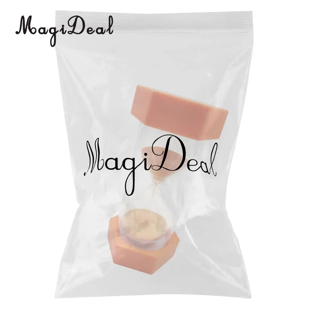 MagiDeal Clear Sand Hour Glass Sand 1/2/3/5/15 Minutes Timer Hourglass Multi Use foe Kitchen Cooking Brush Teeth Kids Toy