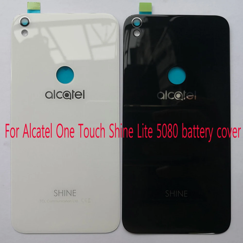 Для Alcatel One Touch Shine Lite 5080 5080X 5080A 5080U 5080F 5080Q 5080D стеклянная крышка для батареи Корпус Запасные части