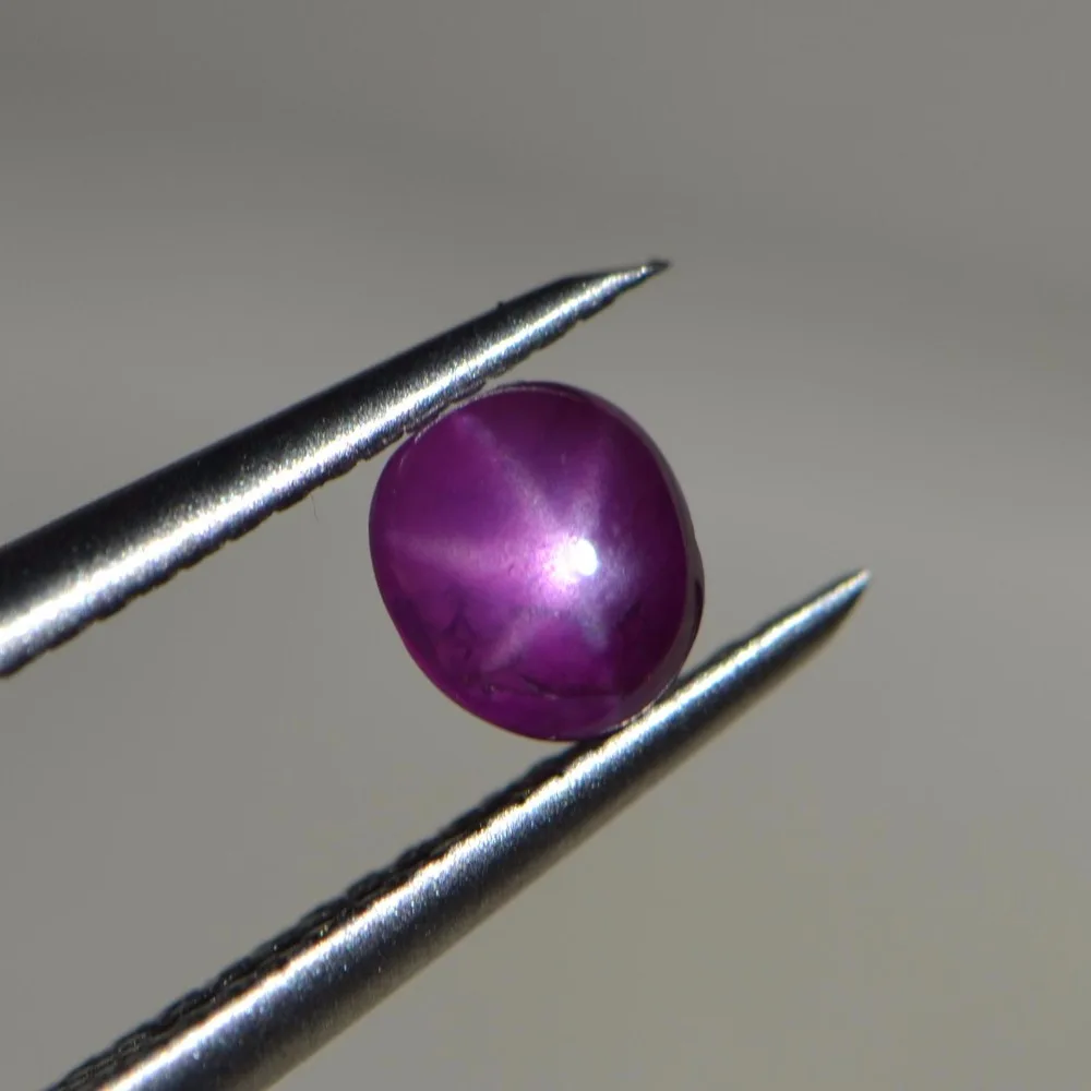 

Certification 0.825ct Natural Star Ruby Burma Origin Loose Gemstones Loose Stones