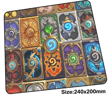 

Hearthstone mouse pad 240x200x3mm mousepads best gaming mousepad gamer Beautiful personalized mouse pads Birthday present pc pad