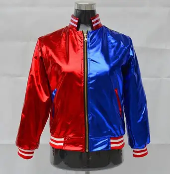 

New Batman Harley Quinn Cosplay Costumes Woman Coats femme Jacket chamarras de batman para mujer