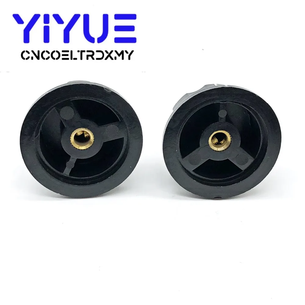 2pcs MF-A05 Potentiometer Knob Cap 6mm Shaft Hole Dia Rotary Switch Bakelite Knob for WHT118 WX050 (4)