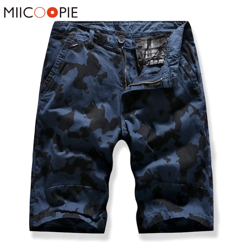 Мужские камуфляжные шорты Карго в стиле милитари, лето, модные камуфляжные хлопковые Повседневные Шорты Для работы, мужские бермуды