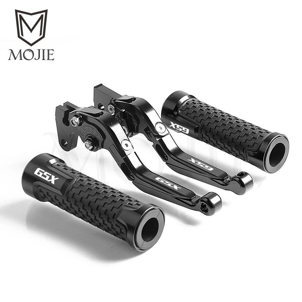 

Motorcycle CNC Adjustable Folding Brake Clutch Levers Handlebar Hand Grips For Suzuki GSX-S750 GSXS750 GSX-S GSXS 750 2011-2016